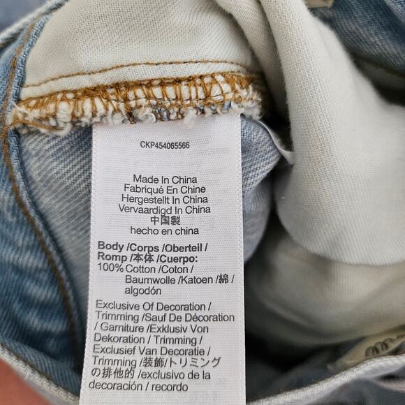 Madewell Full Length Classic Straight Jeans Raw Hem - Picture 9 of 9